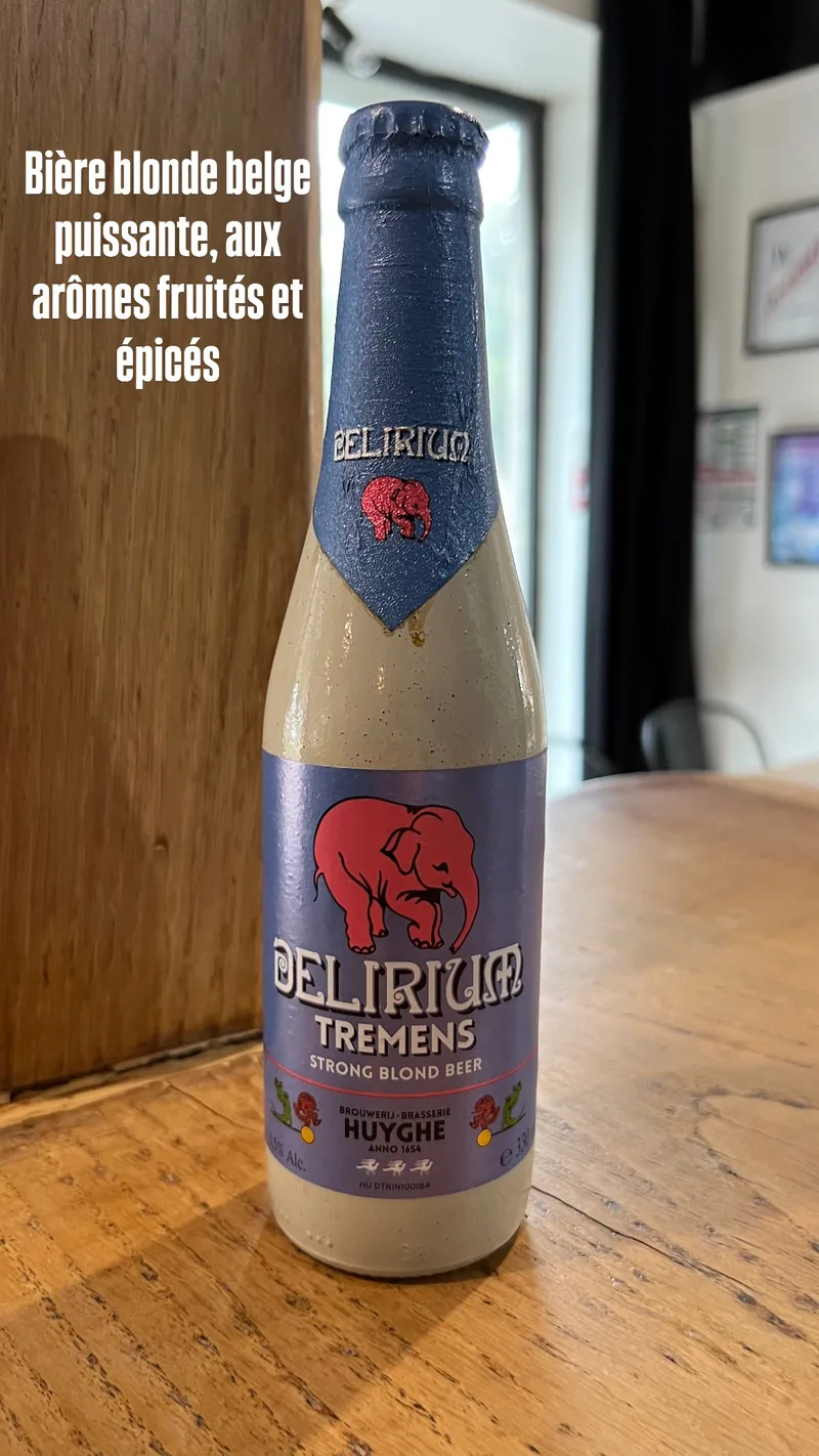 Bière belge en gros plan