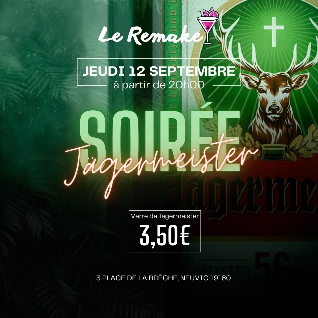 Affiche de la soirée Soirée Jägermeister