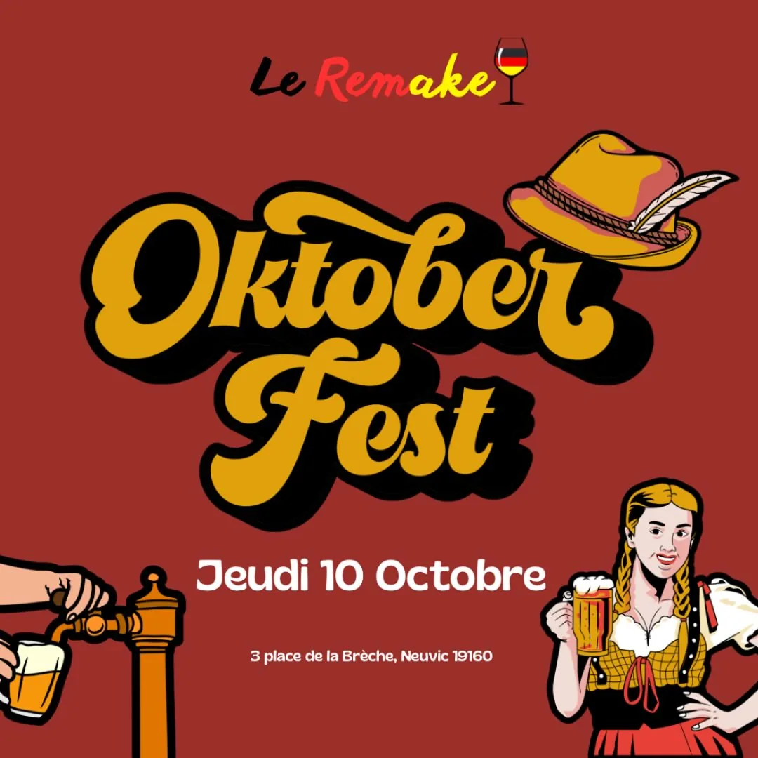 Affiche de la soirée Oktober Fest