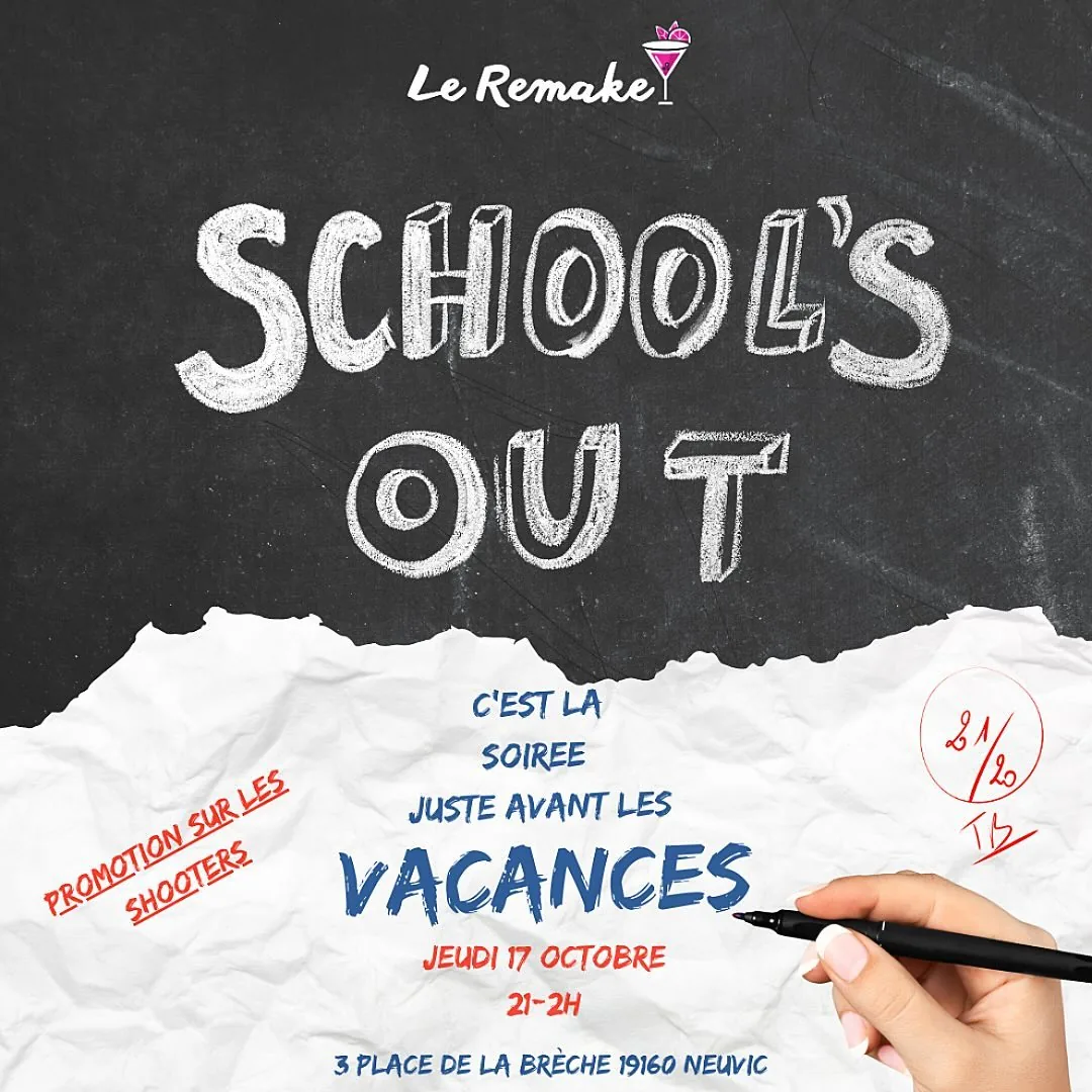 Affiche de la soirée C’est bientôt les vacances