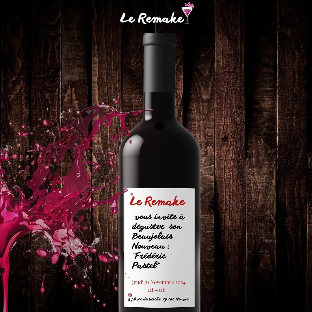 Affiche de la soirée Le Beaujolais Nouveau est arrivé