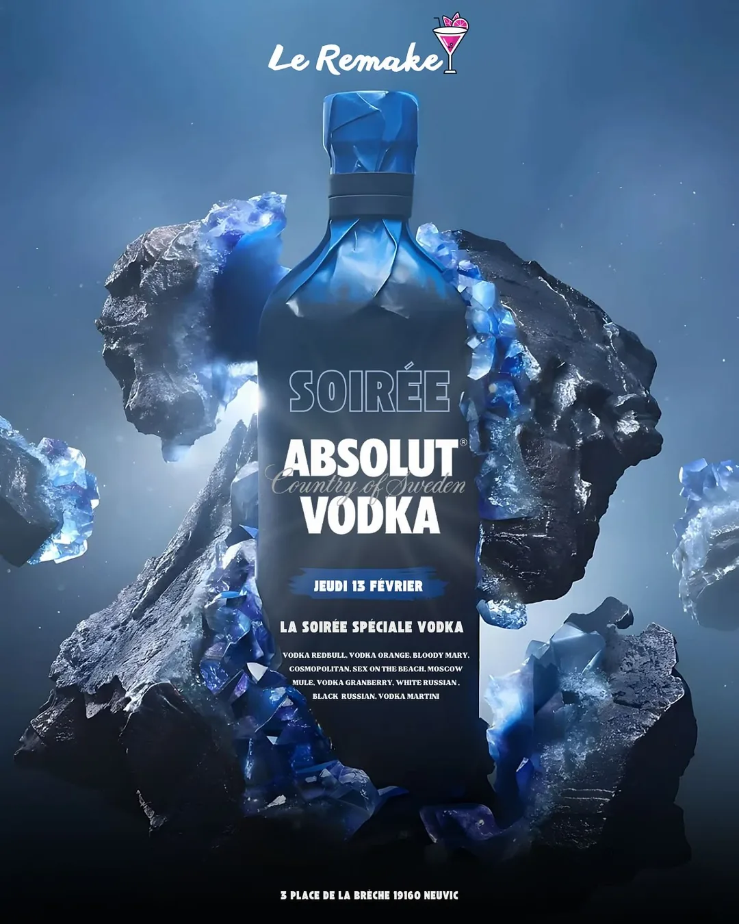 Affiche de la soirée Soirée Vodka