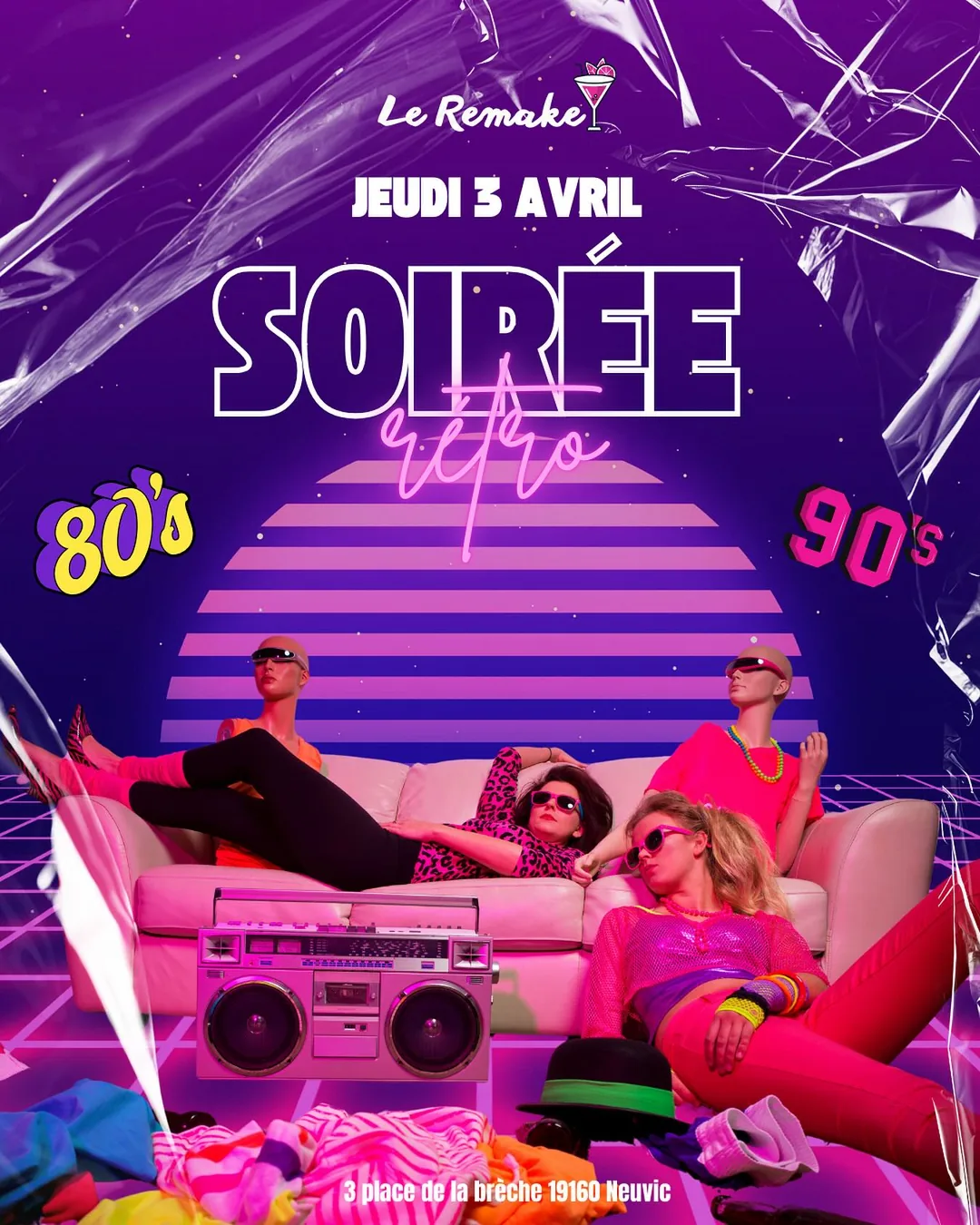 Affiche de la soirée Soirée rétro