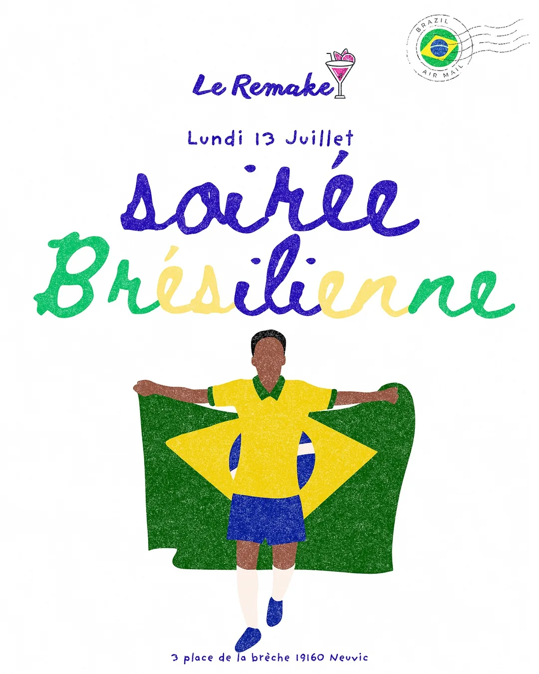 Affiche de la soirée Soirée Brésilienne